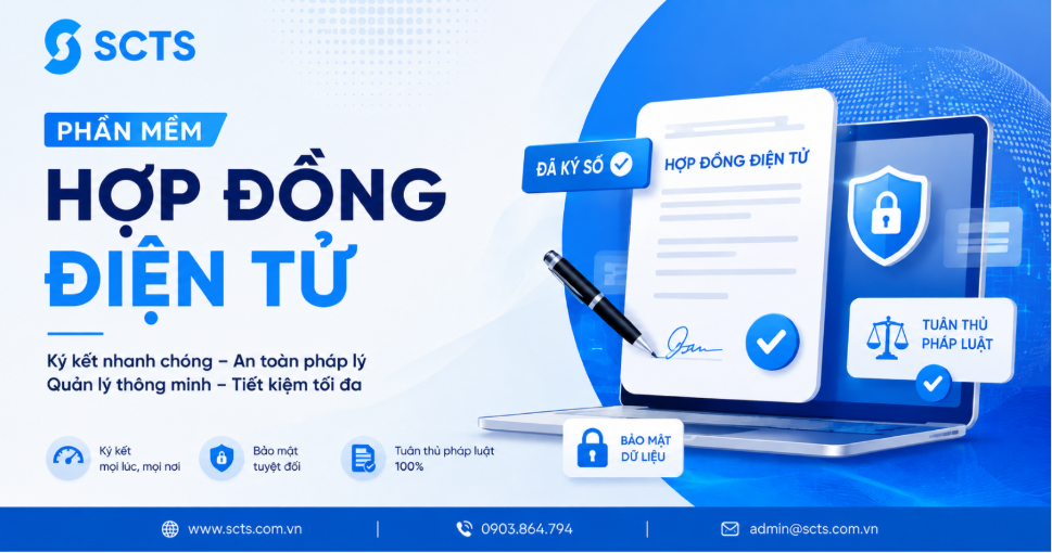 Giải pháp hợp đồng điện tử eContract SCTS